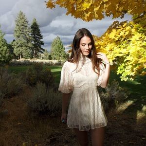 White free people dress